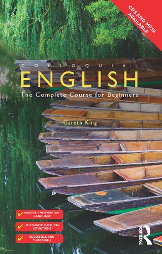 Colloquial English 1 A Complete English Language Course Second Edition Gareth King