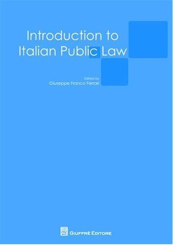 Introduction To Italian Public Law 1st Giuseppe Franco Ferrari