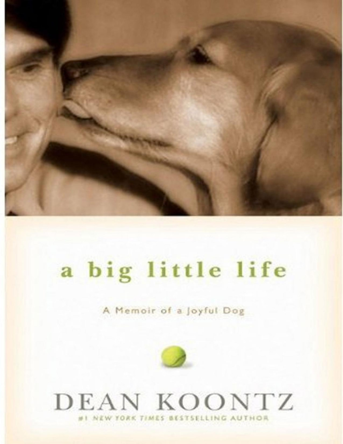 A Big Little Life Signed Dean Koontz Koontz Dean