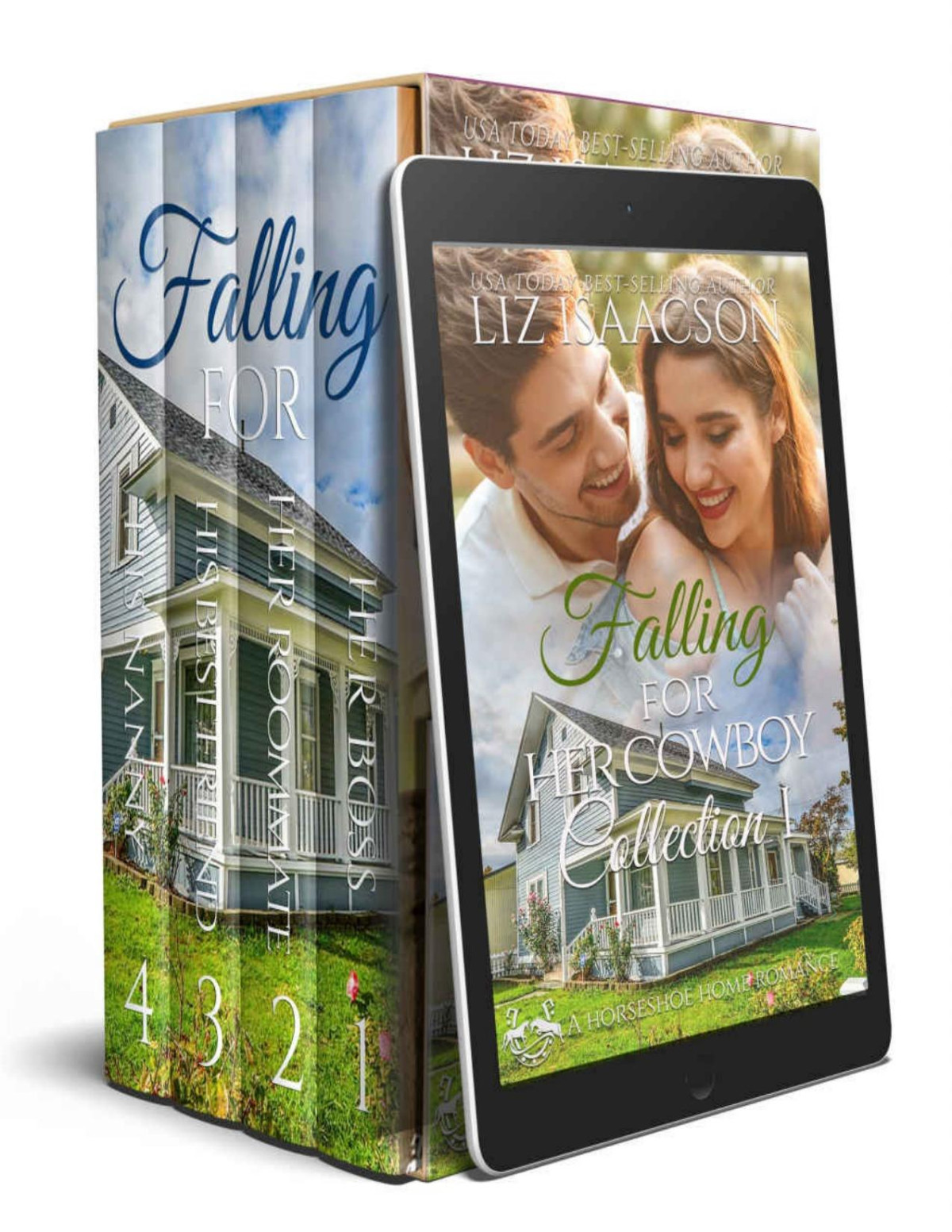 Falling For Her Cowboy Horseshoe Home Ranch Romance Collection 1 Horseshoe Home Boxed Set Liz Isaacson Isaacson