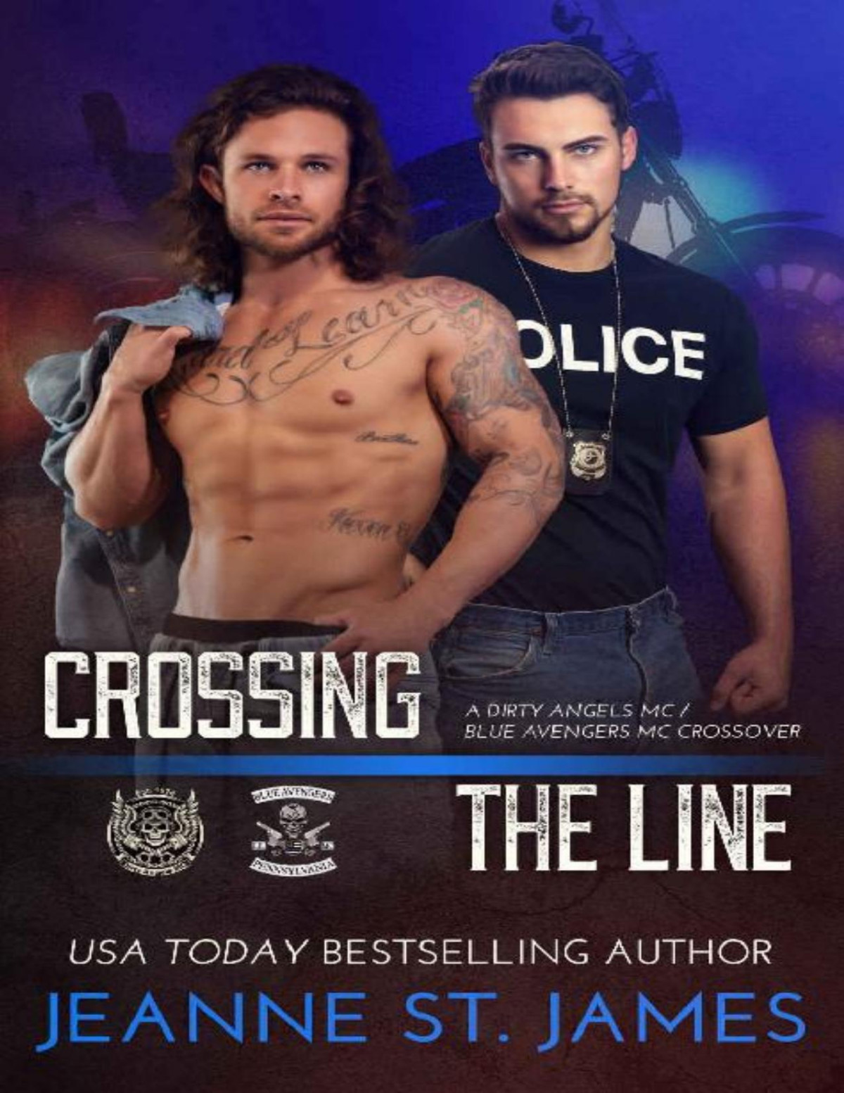 Crossing The Line A Dirty Angels Mcblue Avengers Mc Crossover Jeanne St James St James