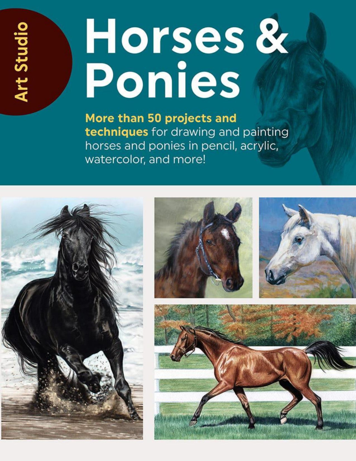 Art Studio Horses Ponies More Than 50 Projects And Techniques For Drawing And Painting Horses And Ponies In Pencil Acrylic Watercolor And More Patricia Getha Janet Griffinscott Lesley Harrison Cindy Larimore Elin Pendleton