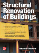 Structural Renovation Of Buildings Methods Details And Design Examples 2nd Edition Alexander Newman