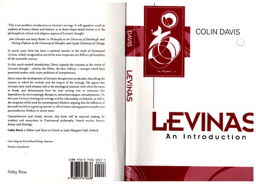 Levinas An Introduction Colin Davies