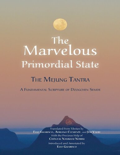 The Marvelous Primordial State The Mejung Tantra Chgyal Namkhai Norbu