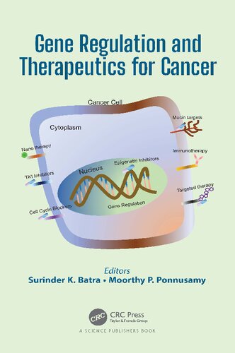 Gene Regulation And Therapeutics For Cancer 1st Edition Surinder K Batra