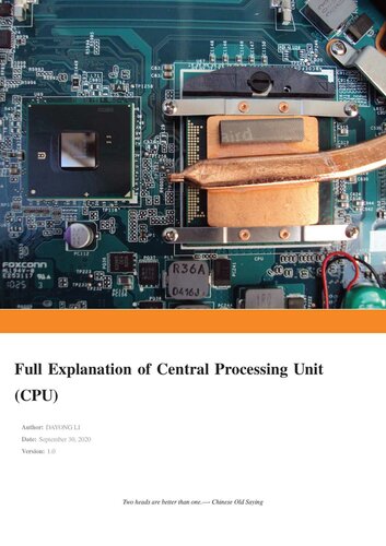 Full Explanation Of Central Processing Unit Cpu Li Dayong