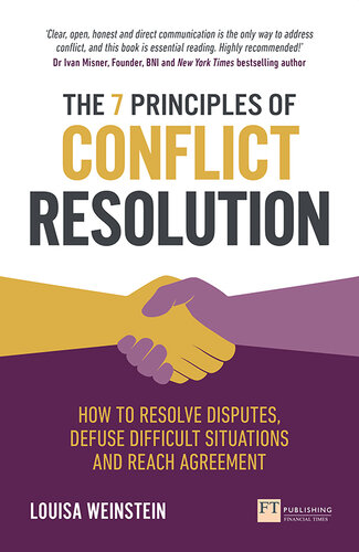 The 7 Principles Of Conflict Resolution Weinstein Louisa