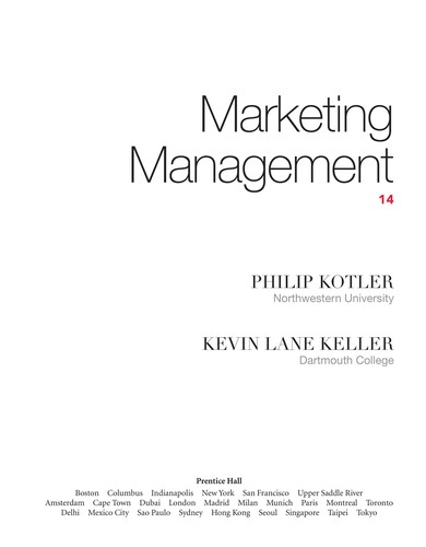 Marketing Management Philip Kotler