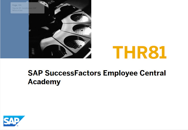 Thr81 Sap Successfactors Employee Central Academy Sap