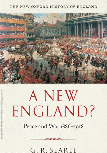 A New England Peace War 18861918 1st Edition Geoffrey Russell Searle