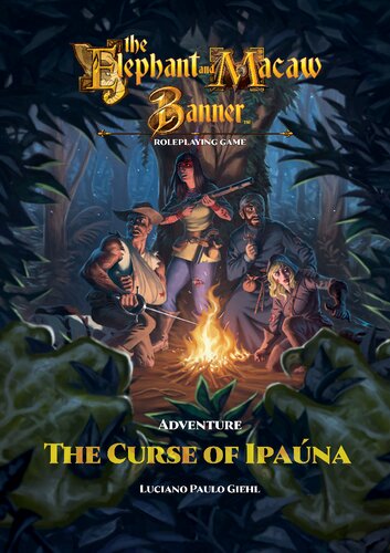 Adventure The Curse Of Ipauna Elephant Macaw Banner Luciano Paulo Giehl