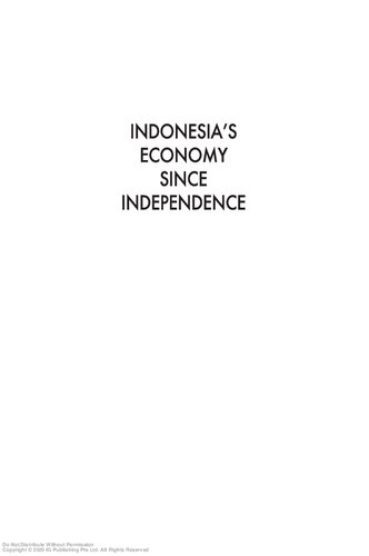Indonesias Economy Since Independence Kian Wie Thee