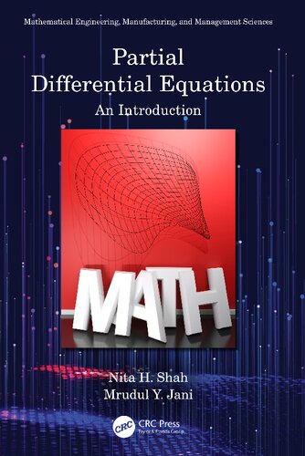 Partial Differential Equations An Introduction Mrudul Y Jani And Nita H Shah