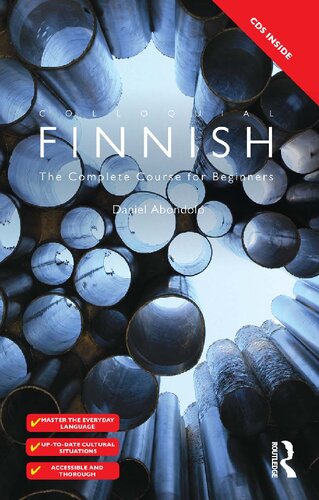 Colloquial Finnish The Complete Course For Beginners Book Second Edition Daniel Abondolo