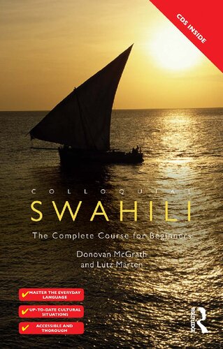 Colloquial Swahili The Complete Course For Beginners Second Edition Book 2nd Edition Donovan Mcgrath