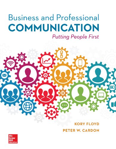 Business And Professional Communication 1st Edition Kory Floyd Peter W Cardon