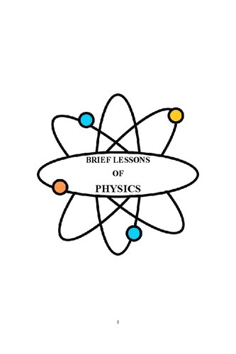 Brief Lessons Of Physics Deepak Kumar Singh