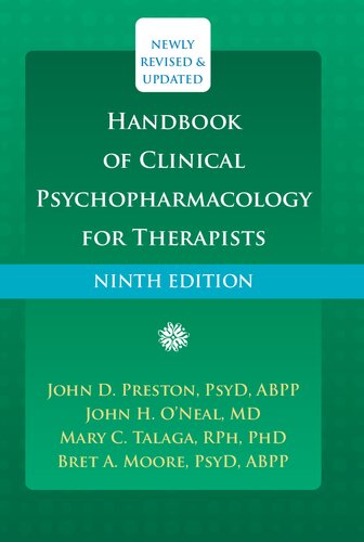 Handbook Of Clinical Psychopharmacology For Therapists 9th Edition John D Preston