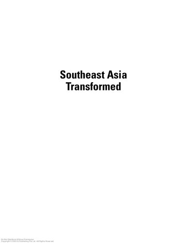 Southeast Asia Transformed A Geography Of Change Lin Sien Chia