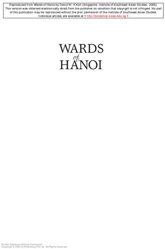 Wards Of Hanoi David Wee Hock Koh