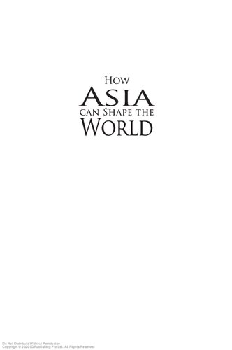 How Asia Can Shape The World From The Era Of Plenty To The Era Of Scarcities J Rstrm Mller