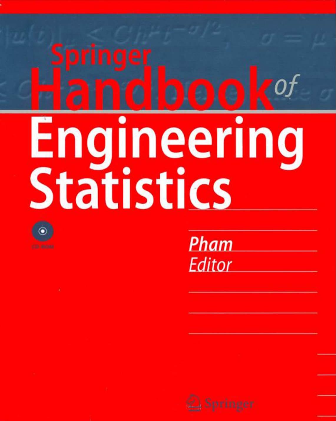 Springer Handbook Of Engineering Statistics Hoang Pham Ed