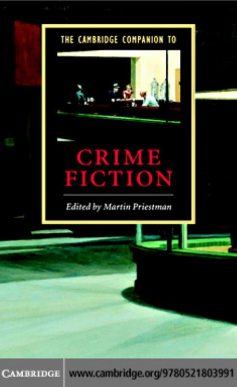 The Cambridge Companion To Crime Fiction Cambridge Companions To Literature Martin Priestman Priestman