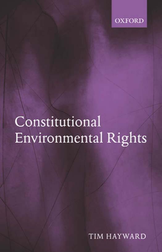 Constitutional Environmental Rights Tim Hayward Hayward Tim