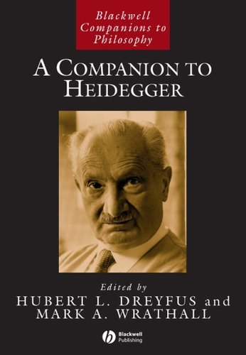 A Companion To Heidegger 1st Edition Hubert L Dreyfus Mark A Wrathall