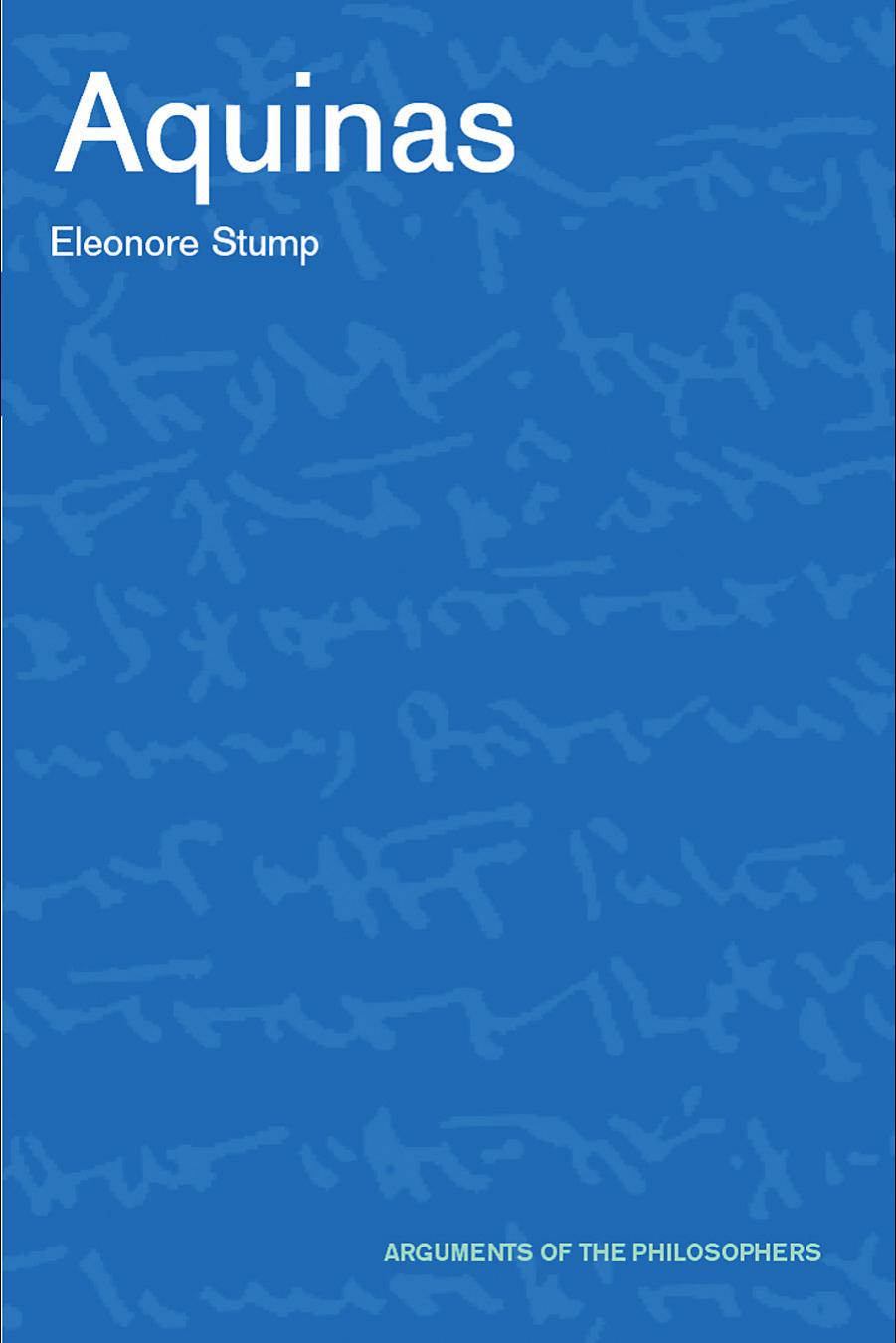 Aquinas Eleonore Stump