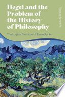 Hegel And The Problem Of The History Of Philosophy Thomas Raysmith