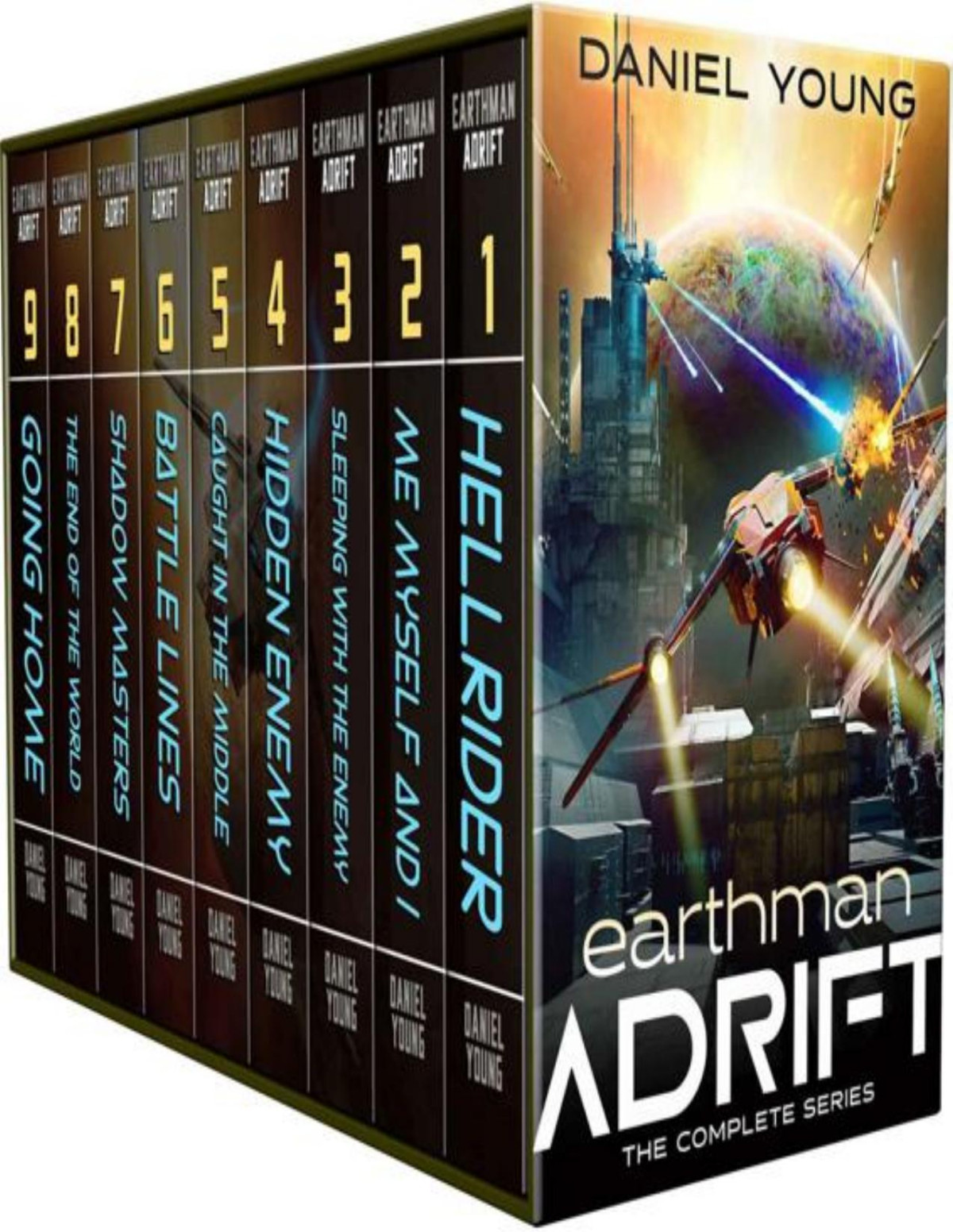 Earthman Adrift The Complete Series Books 19 Daniel Young