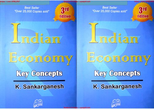Indian Economy Key Concepts By K Sankarganesh 3rd Shankar Ganesh