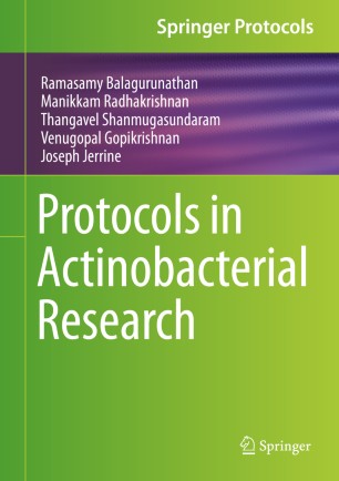 Protocols In Actinobacterial Research 1st Ed Ramasamy Balagurunathan