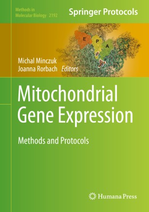 Mitochondrial Gene Expression Methods And Protocols 1st Ed Michal Minczuk