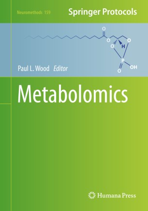 Metabolomics 1st Ed Paul L Wood