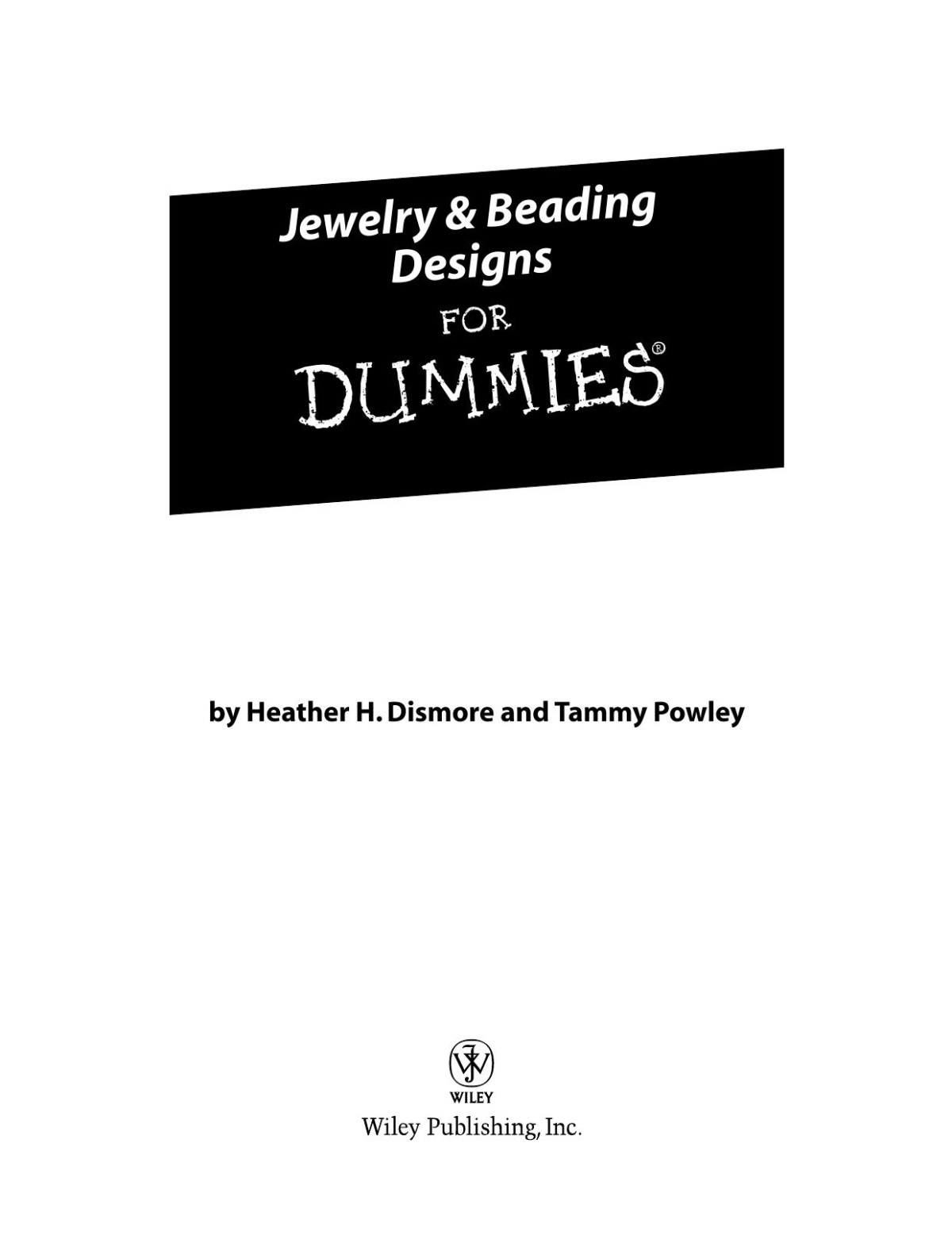 Jewelry Making And Beading For Dummies 2nd Edition Dismore Heather