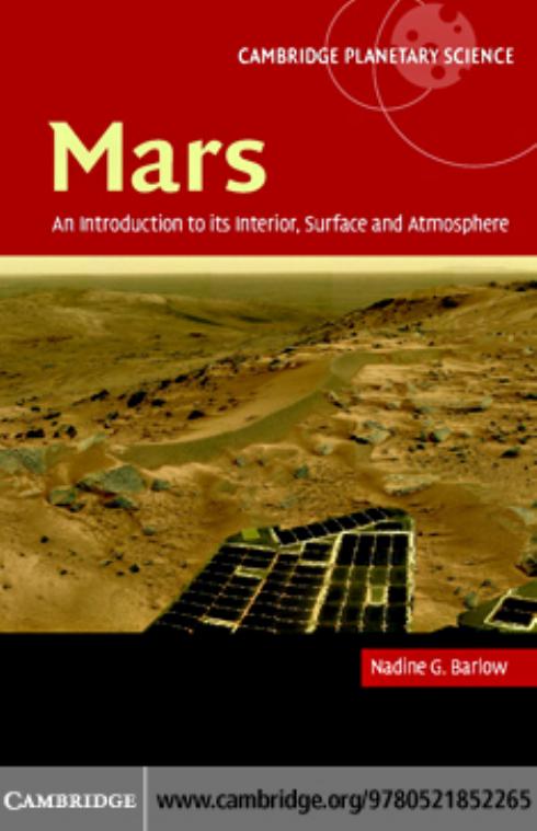 Mars An Introduction To Its Interior Surface And Atmosphere Cambridge Planetary Science Nadine Barlow