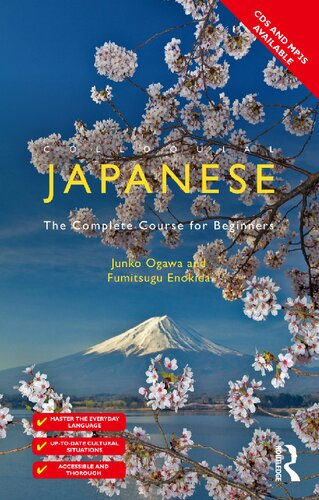 Colloquial Japanese 1 The Complete Course For Beginners 3rd Edition Junko Ogawa