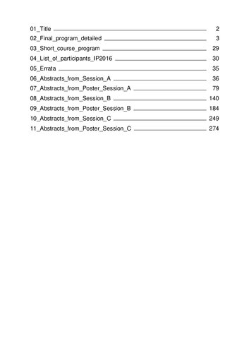 Proceedings Of The 4th International Workshop On Induced Polarization Ip2016 Aarhus Denmark June 68 2016 G Fiandaca E Auken Eds