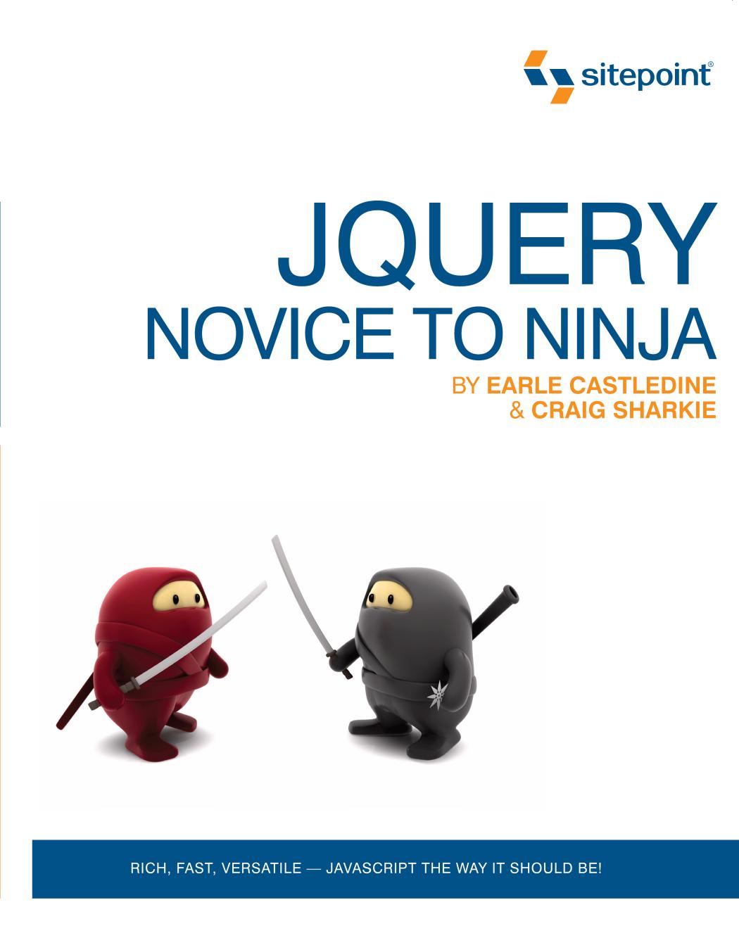 Jquery Novice To Ninja Earle Castledine