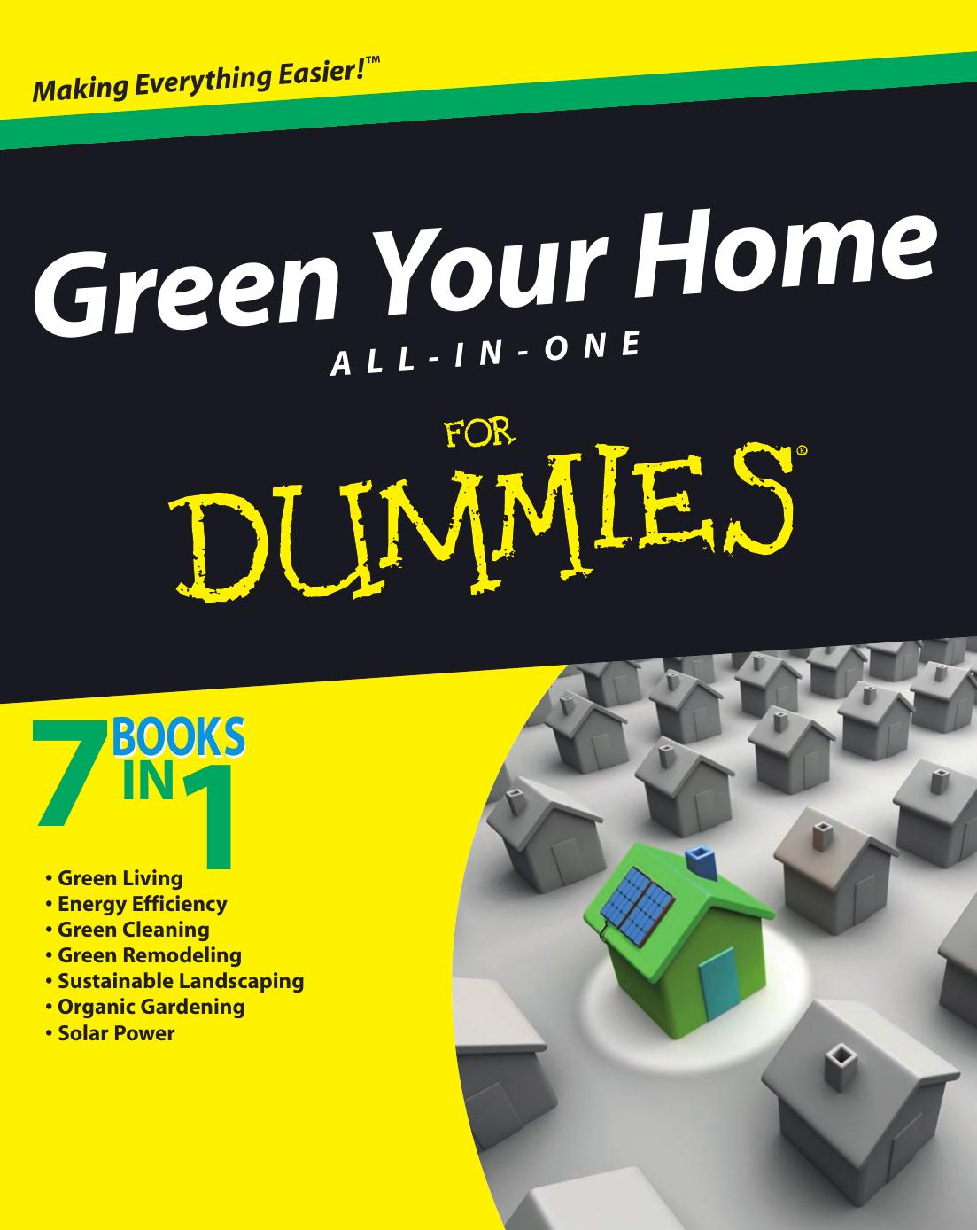 Green Your Home All In One For Dummies 1st Edition Yvonne Jeffery