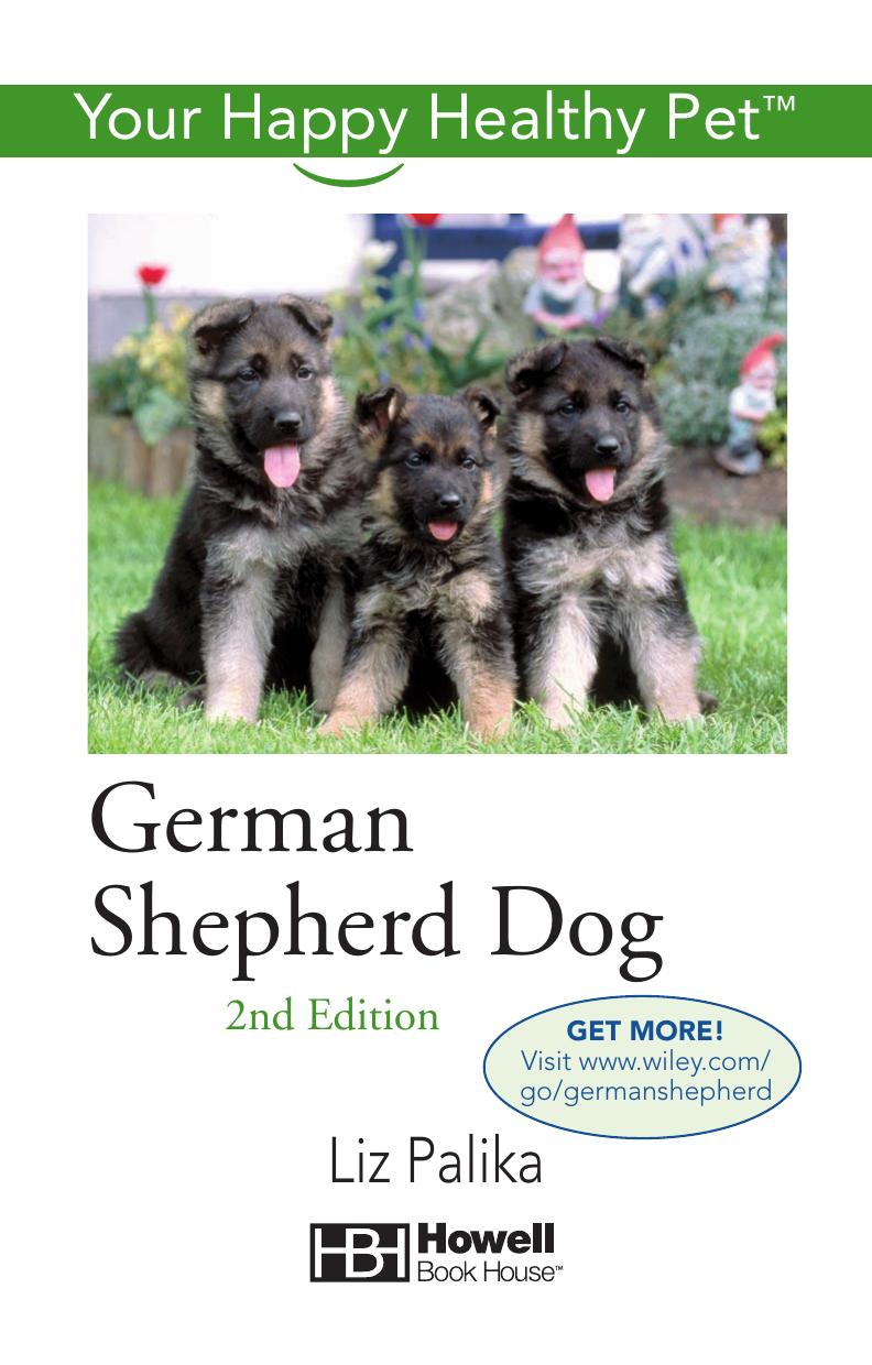 German Shepherd Dogyour Happy Healthy Pet 2nd Edition Liz Palika