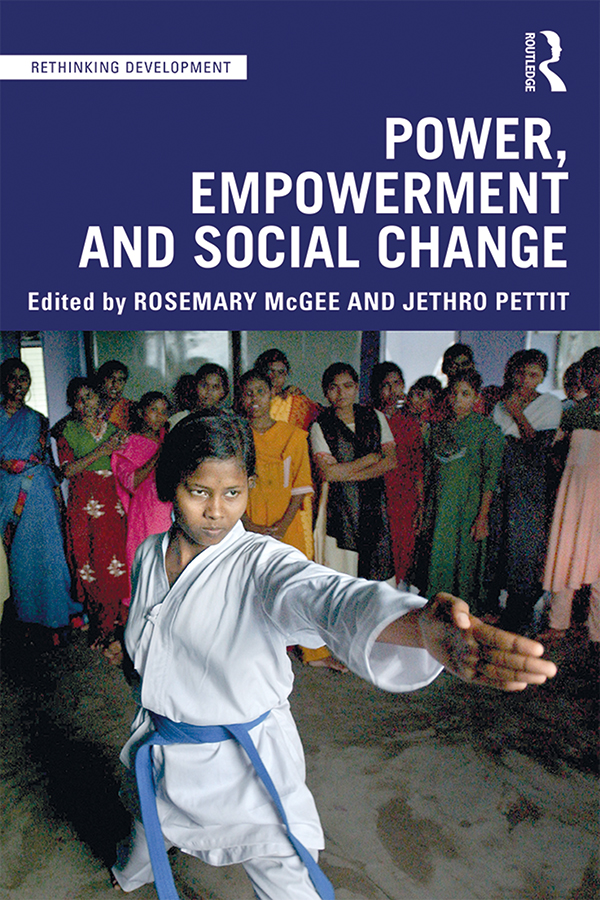 Power Empowerment And Social Change Rosemary Mcgee Jethro Pettit