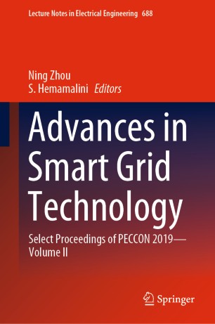 Advances In Smart Grid Technology Select Proceedings Of Peccon 2019volume Ii 1st Ed Ning Zhou