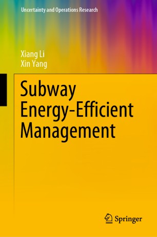 Subway Energyefficient Management 1st Ed Xiang Li Xin Yang