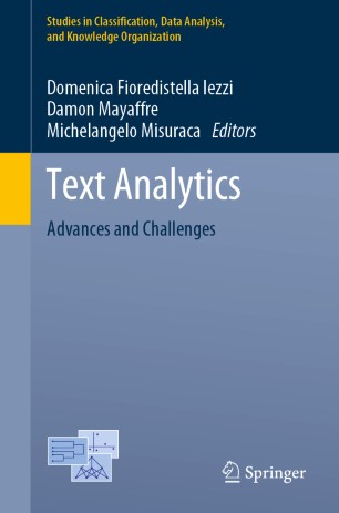 Text Analytics Advances And Challenges 1st Ed Domenica Fioredistella Iezzi