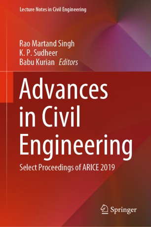 Advances In Civil Engineering Select Proceedings Of Arice 2019 1st Ed Rao Martand Singh