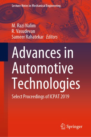 Advances In Automotive Technologies Select Proceedings Of Icpat 2019 1st Ed M Razi Nalim